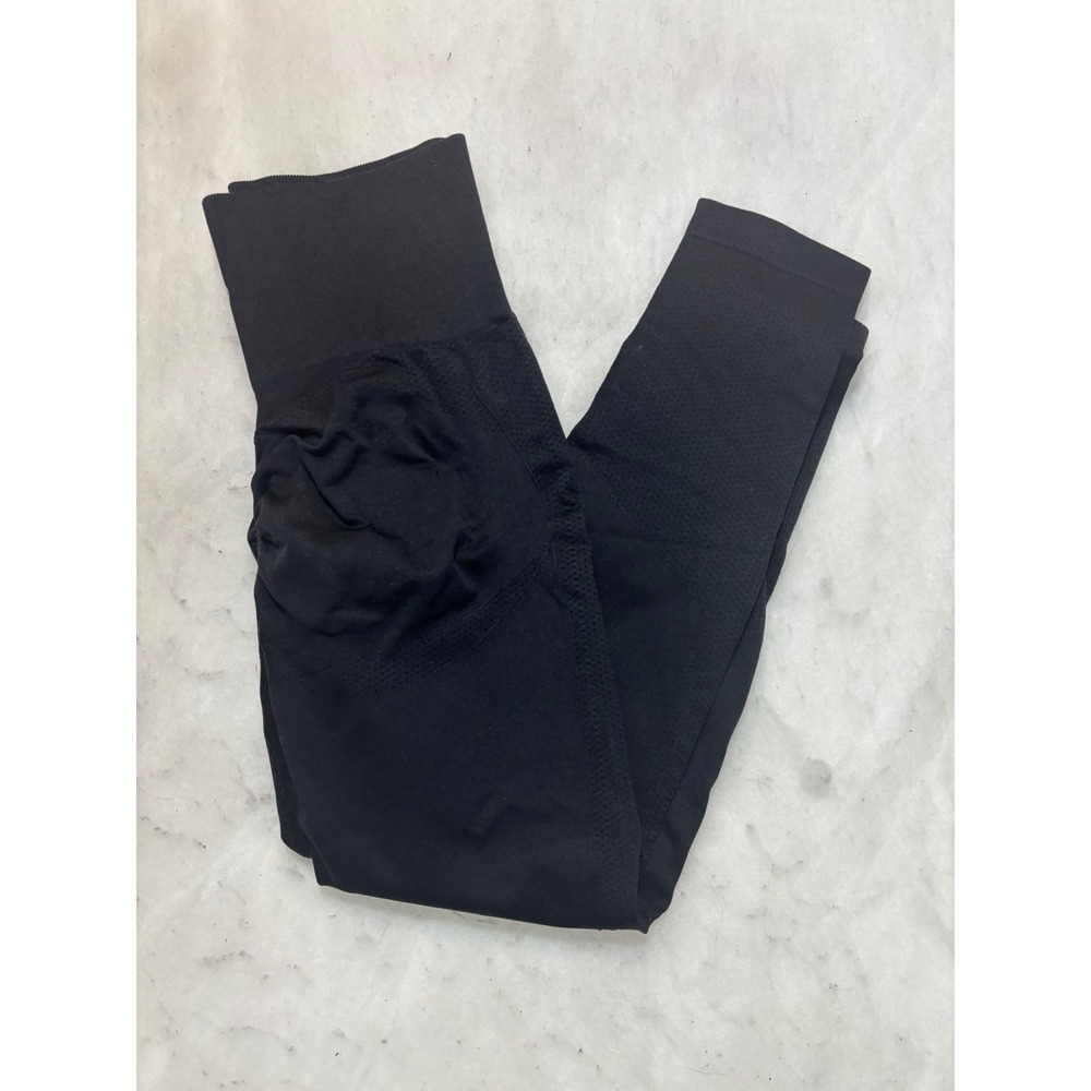 Halara Seamless High‎ Waisted Workout Leggings Black Squat Proof Athleisure - Picture 9 of 10